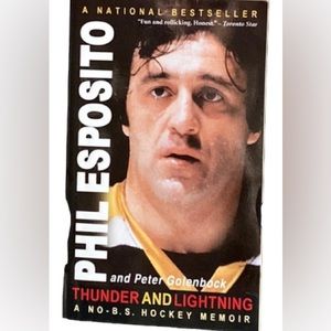🍎Free with Purchase - Phil Esposito Thunder and Lightning Hockey Memoir